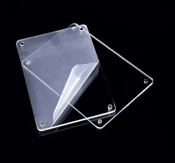 Magnetic Fridge Frames-Transparent Magnetic Acrylic Picture Frame 3x4 inches each