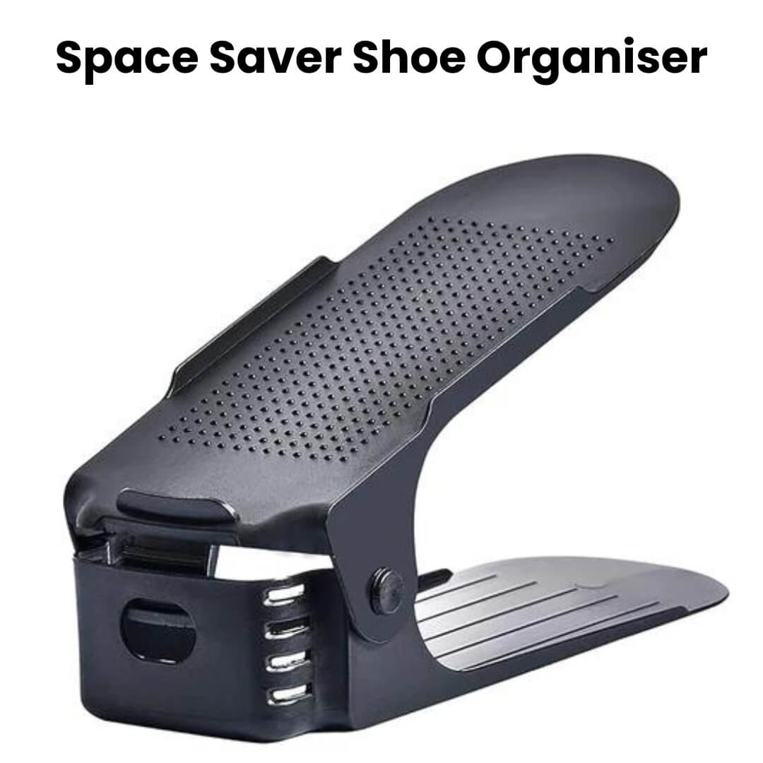 Shoe Organizer - The Adjustable Shoe Rack Space Saver